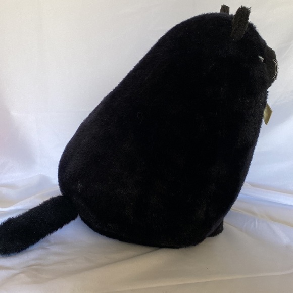 Rare Vintage 1980 Dakin 15” Sylvia and Sylvan Black Cat Plushie with Bow tie - Picture 2 of 8